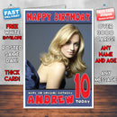 Personalised Yvonne Strahovski 3 Celebrity Inspired Style Birthday Card (SA)