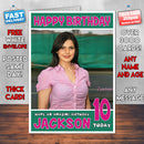 Personalised Zarine Khan 1 Bollywood Inspired Style Birthday Card (SA)