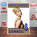 Personalised Zooey Deschanel 3 Celebrity Inspired Style Birthday Card (SA)