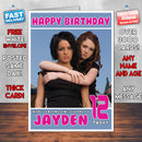 Personalised T A T U 1 INSPIRED THEME Music Birthday Card (SA)