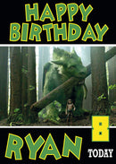 Petes Dragon NEW 1 THEME INSPIRED Kids Adult Personalised Birthday Card