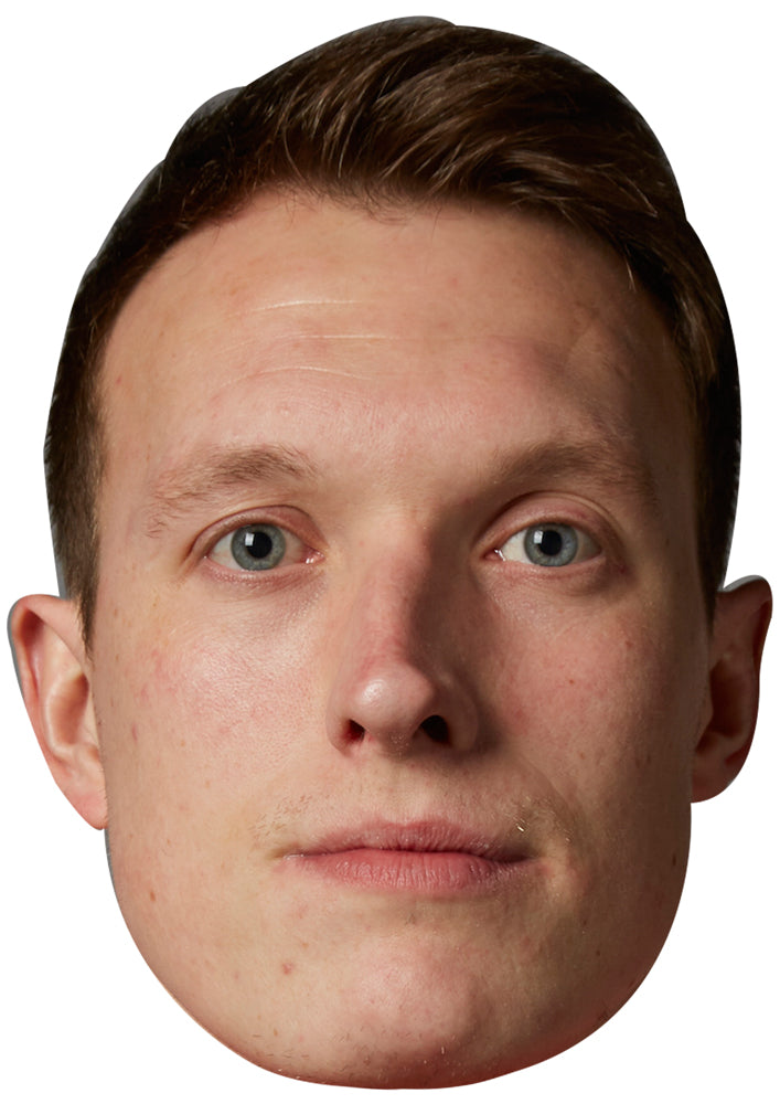 PHIL JONES JB - Footballer Fancy Dress Cardboard Celebrity Party Face Mask