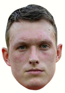 Phil Jones Celebrity Face Mask Fancy Dress Cardboard Costume Mask