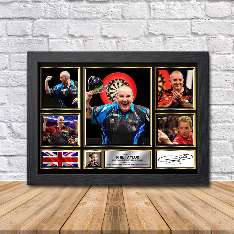 Phil Taylor Limited Edition Signed Print