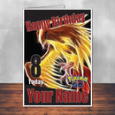 Pidgeot Pokemon Go THEME INSPIRED Kids Adult Personalised Birthday Card Birthday Card