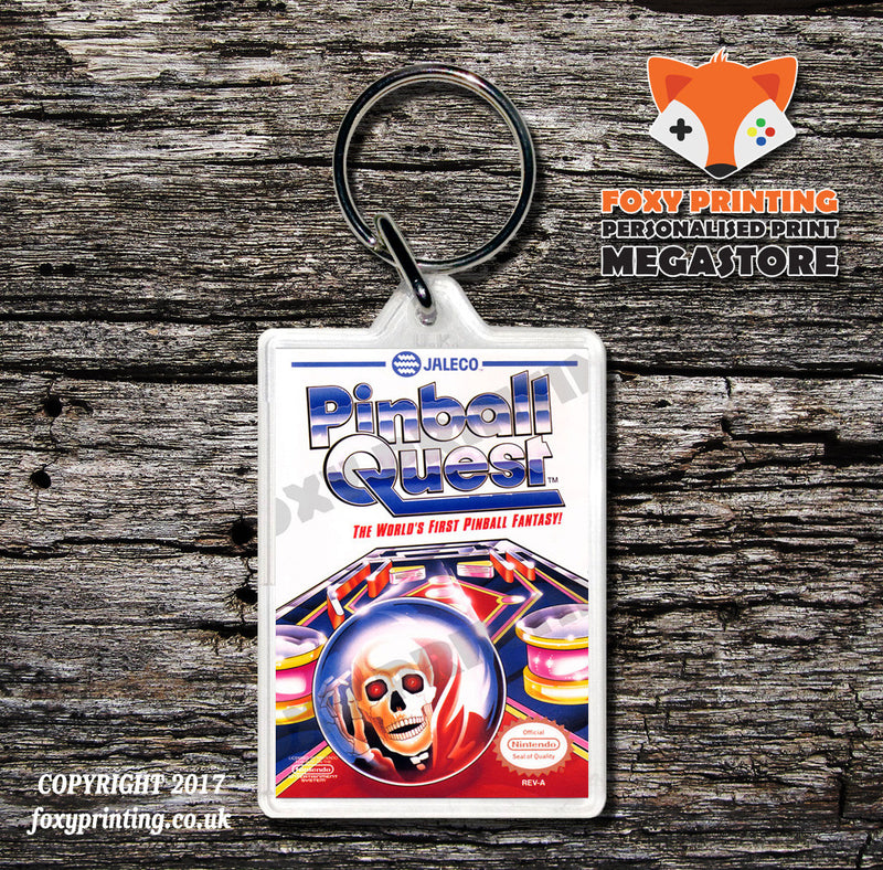 Pictionary Retro NES Game Cover Art Gaming Keyring