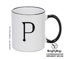 Pinch Black Handle Alchemy Mug GOTHIC GOTH HORROR STARS HORROSCOPE BLACK MAGIC MUG