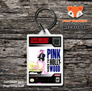Pink Goes To Hollywood Game Inspired Retro Gaming Keyring