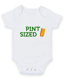 Pint Sized Personalised Baby Boy Girl Unisex Short Sleeve Bodysuit