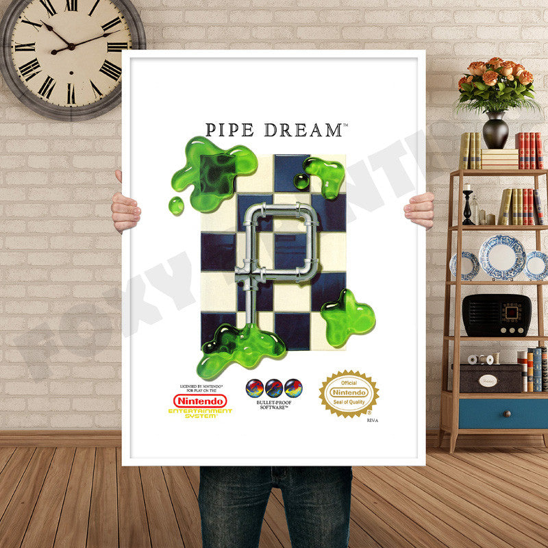 Pipedream Retro GAME INSPIRED THEME Nintendo NES Gaming A4 A3 A2 Or A1 Poster Art 443