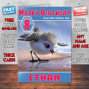 Piper Pixar Theme Style Personalised Kids Inspired Movie Birthday Card (SA)