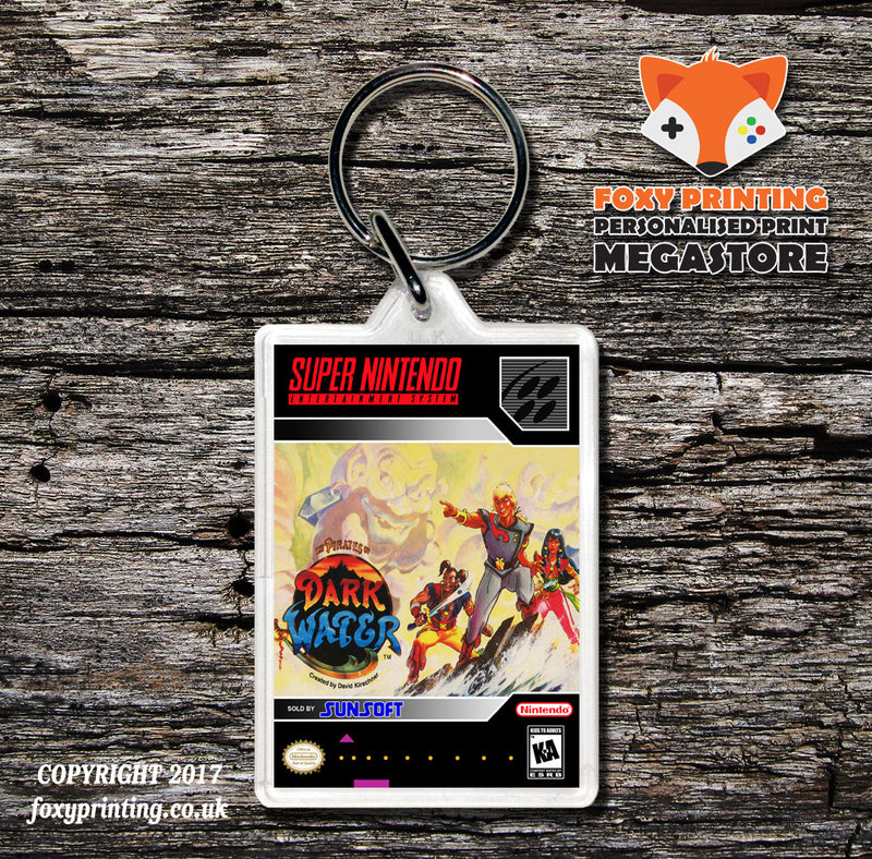 Pirates Of Dark Water Game Inspired Retro Gaming Keyring