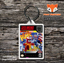 Plok Game Inspired Retro Gaming Keyring