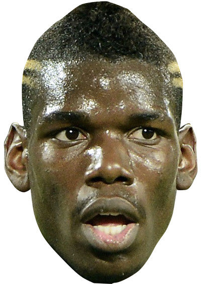 Pogba FOOTBALL 2018 Celebrity Face Mask Fancy Dress Cardboard Costume Mask