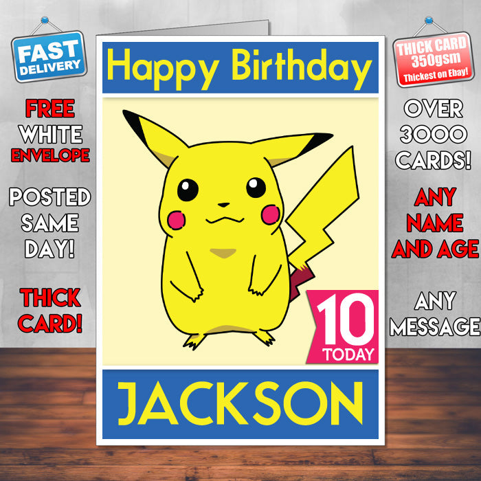 Personalised Birthday Card