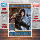 Personalised Pop Tfs Inspired Style Game Kids Inspired Birthday Card (SA)