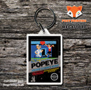 Play Action Football Retro NES Game Cover Art Gaming Keyring