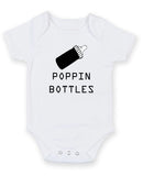 Popin Bottles Personalised Baby Boy Girl Unisex Short Sleeve Bodysuit