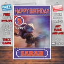 Personalised Poppy League Of Legends Inspired Style Game Kids Inspired Birthday Card (SA)