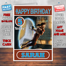 Personalised Portal Artworks Inspired Style Game Kids Inspired Birthday Card (SA)