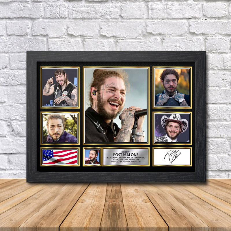 Post Malone Limited Edition Signed Print