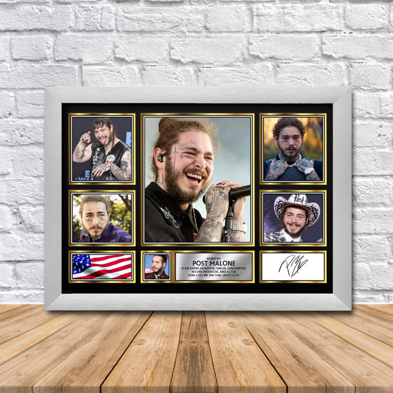 Post Malone Limited Edition Signed Print