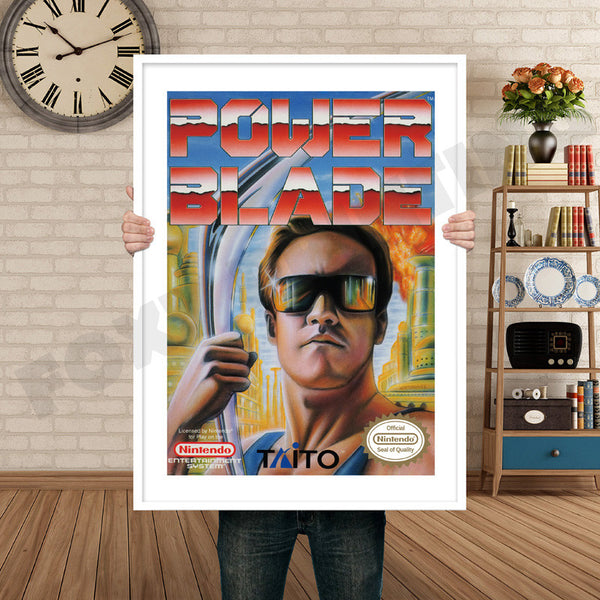 Power Blade Retro Game Inspired Theme Nintendo NES Gaming
