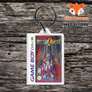 Powerquest Gameboy Colour Retro Gaming Nintendo Style Keyring