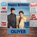 Preacher Theme Style Personalised Kids Inspired Movie Birthday Card (SA)