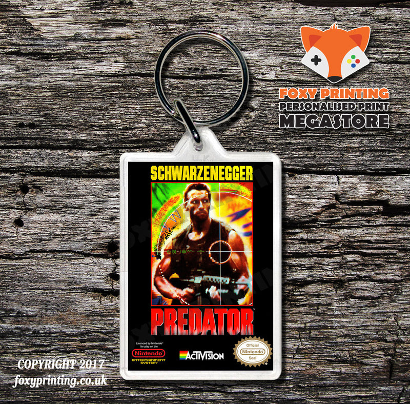 Powerpunch2 Retro NES Game Cover Art Gaming Keyring