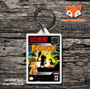 Prehistoric Man Game Inspired Retro Gaming Keyring