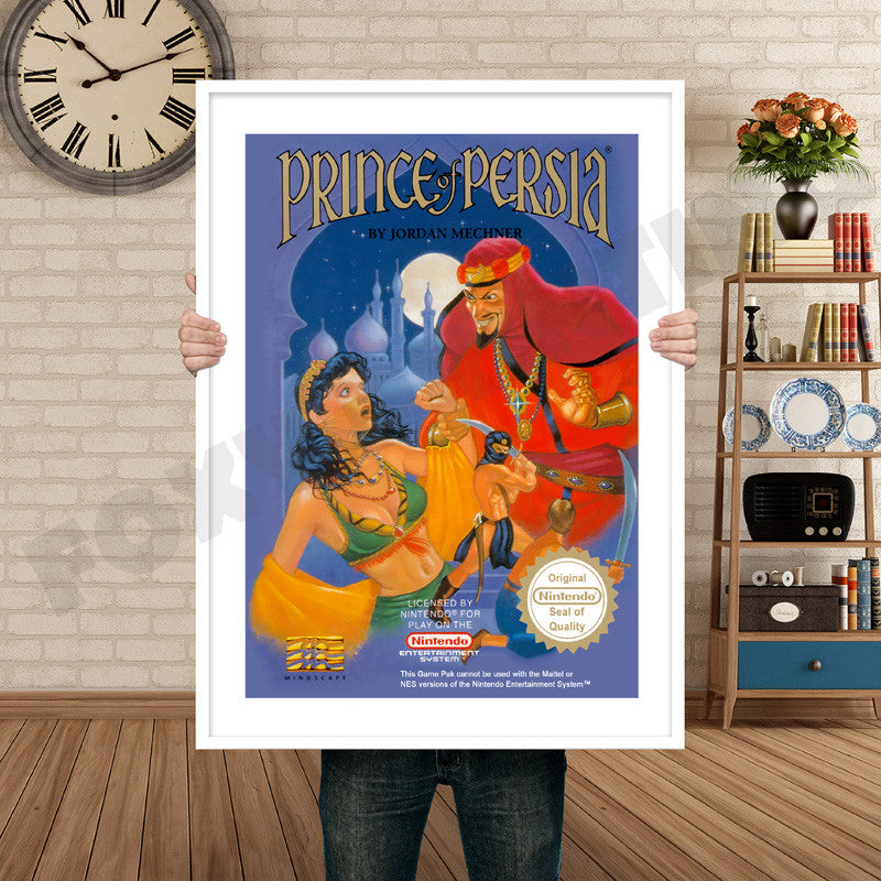 Prince Of Persia Retro GAME INSPIRED THEME Nintendo NES Gaming A4 A3 A2 Or A1 Poster Art 452