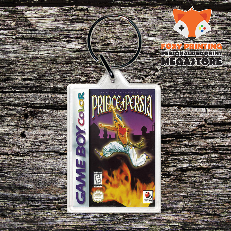 Princeofpersia Gameboy Colour Retro Gaming Nintendo Style Keyring