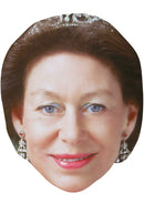 PRINCESS MARGARET JB - Royal Fancy Dress Cardboard Celebrity Party Face Mask