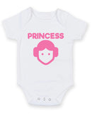 Princess Printed Baby Grow Bodysuit Boy Girl Unisex Gift