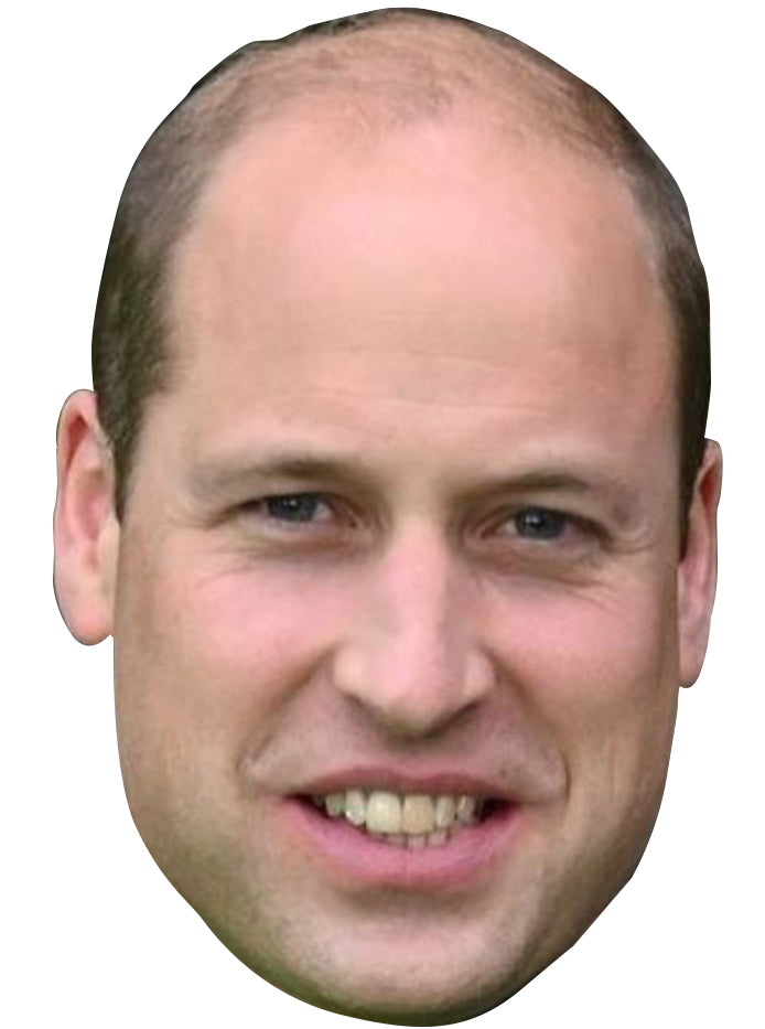 Prince William Coronation 2023 Face Mask Royal Family Celebrity Party Face Mask