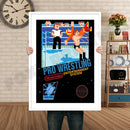Pro Wrestling Retro GAME INSPIRED THEME Nintendo NES Gaming A4 A3 A2 Or A1 Poster Art 455