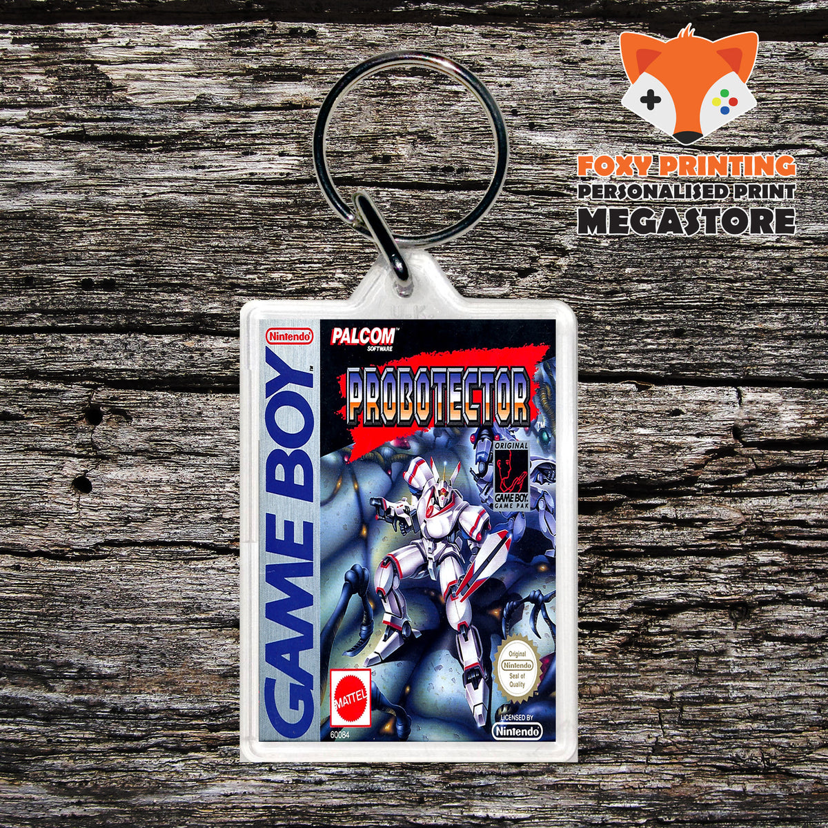 Probotector It Gameboy Gaming Keyring