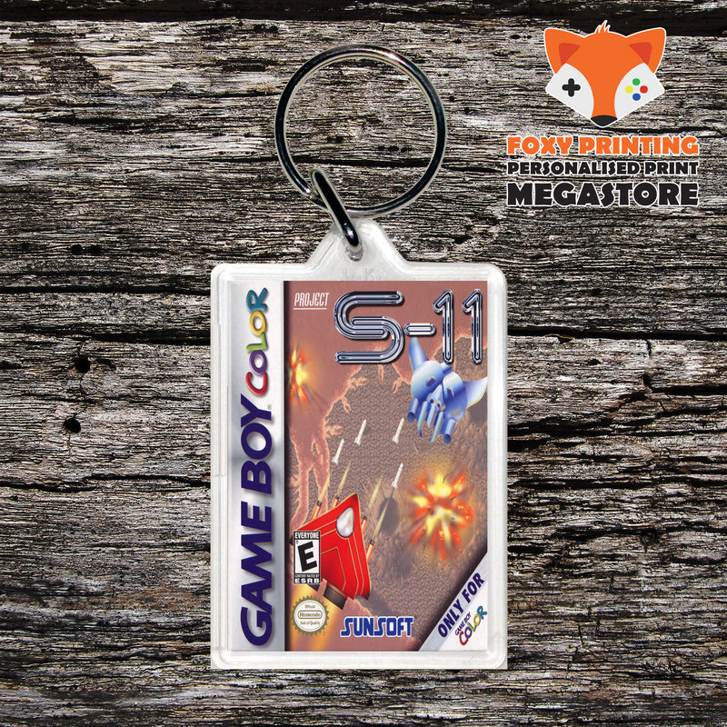 Projects-11 Gameboy Colour Retro Gaming Nintendo Style Keyring