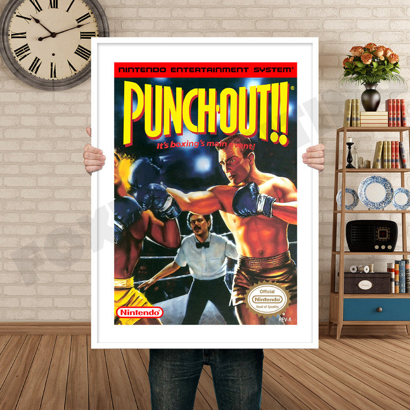 Punchout Retro GAME INSPIRED THEME Nintendo NES Gaming A4 A3 A2 Or A1 Poster Art 456