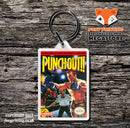 Pro Wrestling Retro NES Game Cover Art Gaming Keyring