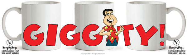 Family Guy INSPIRED Theme Style GIGGITY! TV SHOW MUG – printed mug product image 1