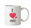 I Love QUEEN Celebrity Mug