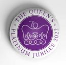 QUEEN'S PLATINUM JUBILEE 2022 BUTTON BADGES