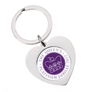 QUEEN'S PLATINUM JUBILEE 2022 HEART LOVE KEYRING