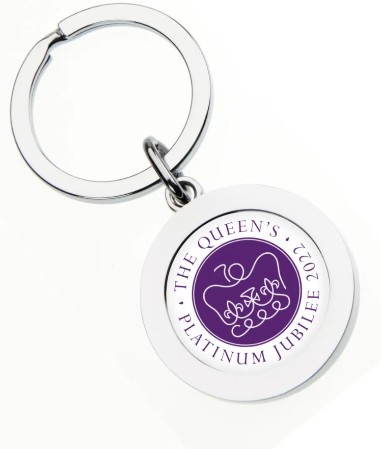 QUEEN'S PLATINUM JUBILEE 2022 KEYRING