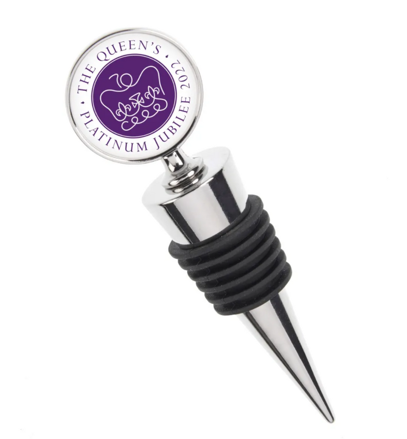 QUEEN'S PLATINUM JUBILEE 2022 WINE STOPPER