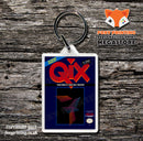 Q Bert Retro NES Game Cover Art Gaming Keyring