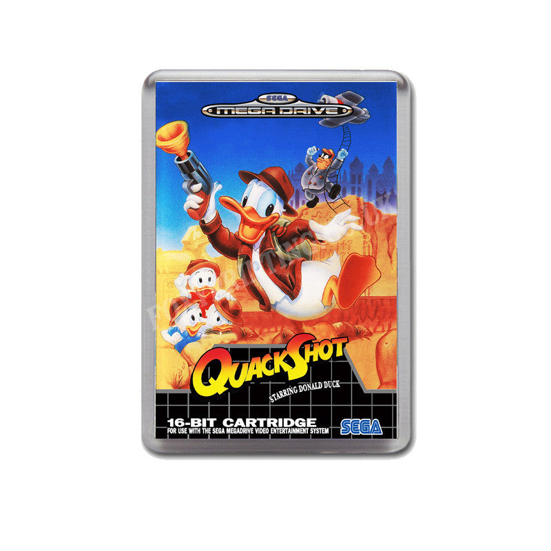 Quackshot 2 Eu Game Style Inspired Sega Megadrive Retro Video Gaming Magnet