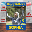 Quantico Yasmine Al Massri Theme Style Personalised Kids Inspired Movie Birthday Card (SA)